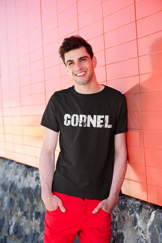 cornel Men's Vintage T shirt Black Birthday Gift 00554