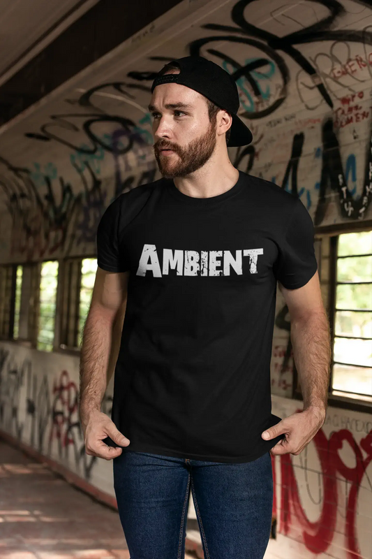 ambient Men's Vintage T shirt Black Birthday Gift 00555
