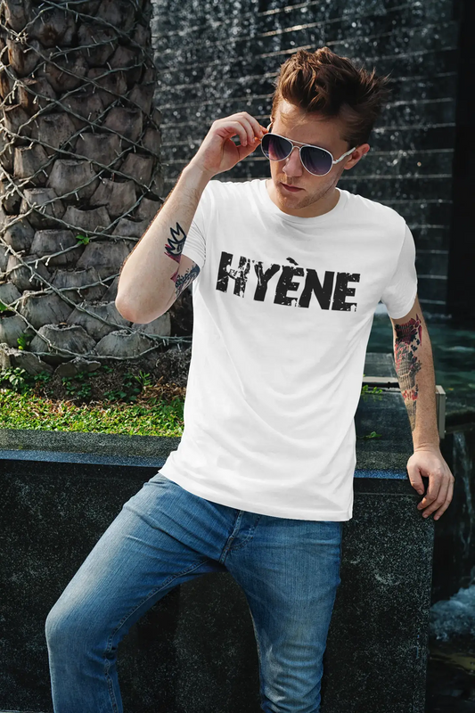 Homme T Shirt Graphique Imprimé Vintage Tee Hyène