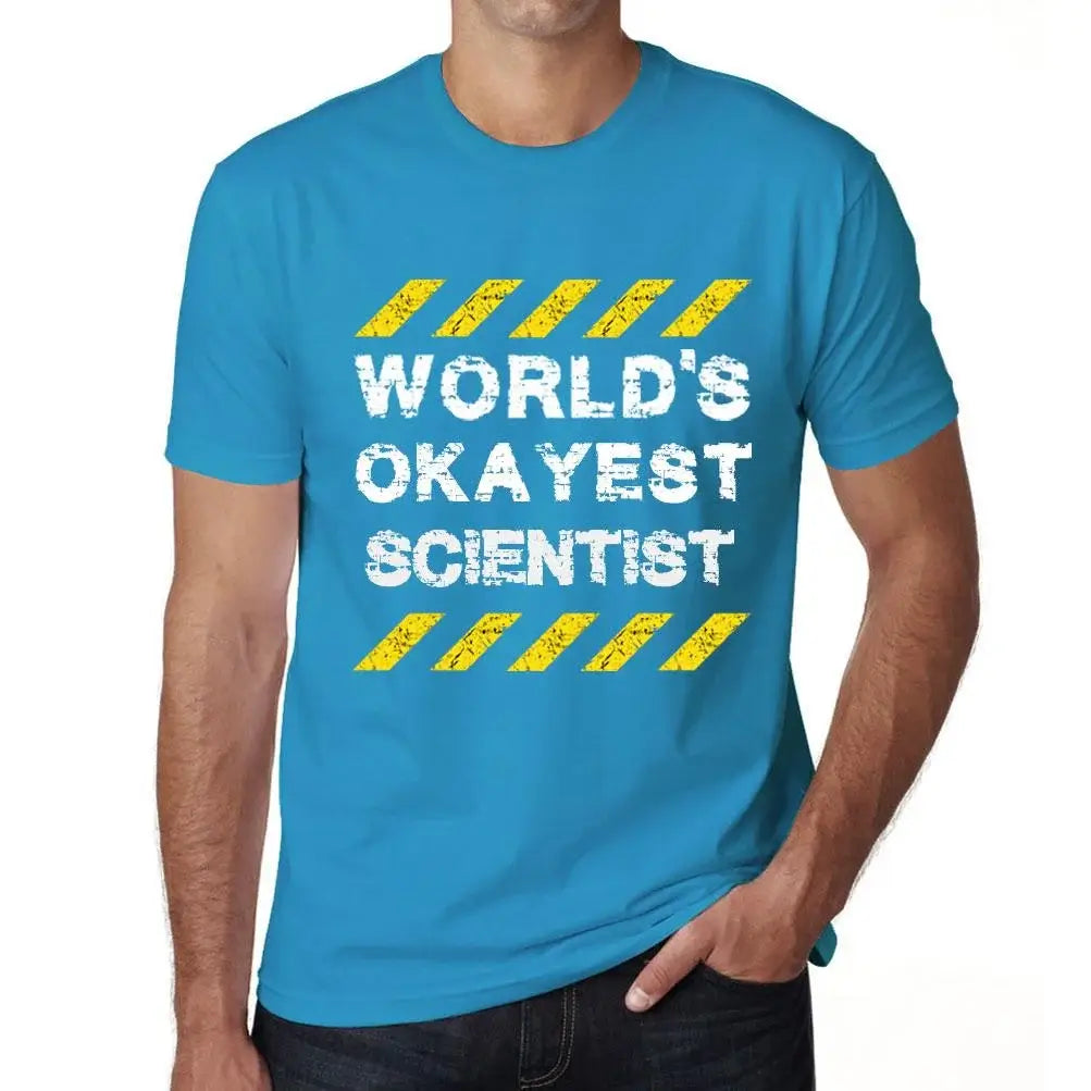 Men's Graphic T-Shirt Worlds Okayest Scientist Eco-Friendly Limited Edition Short Sleeve Tee-Shirt Vintage Birthday Gift Novelty