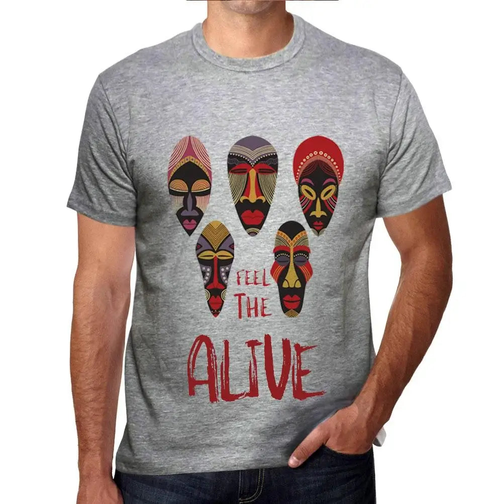 Men's Graphic T-Shirt Native Feel The Alive Eco-Friendly Limited Edition Short Sleeve Tee-Shirt Vintage Birthday Gift Novelty