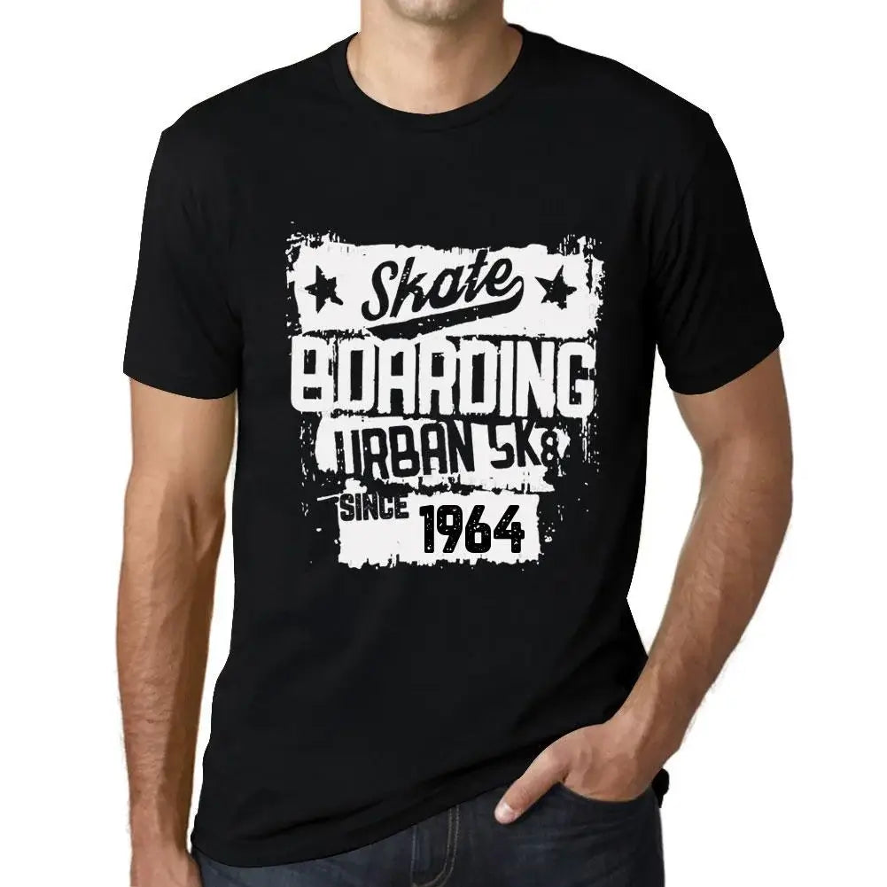 Men's Graphic T-Shirt Urban Skateboard Since 1964 60th Birthday Anniversary 60 Year Old Gift 1964 Vintage Eco-Friendly Short Sleeve Novelty Tee