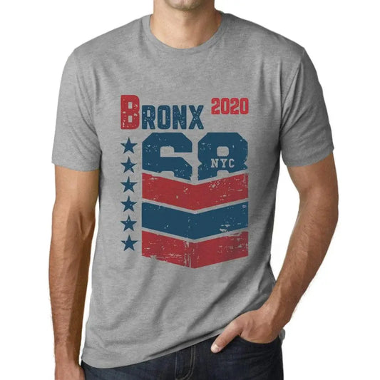Men's Graphic T-Shirt Bronx 2020 4th Birthday Anniversary 4 Year Old Gift 2020 Vintage Eco-Friendly Short Sleeve Novelty Tee