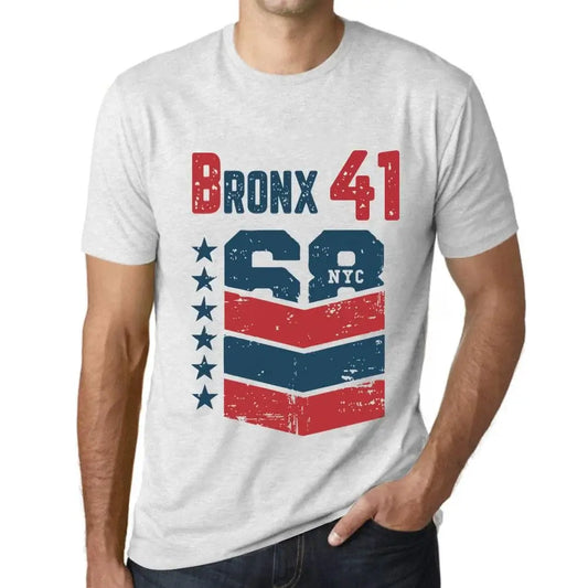 Men's Graphic T-Shirt Bronx 41 41st Birthday Anniversary 41 Year Old Gift 1983 Vintage Eco-Friendly Short Sleeve Novelty Tee