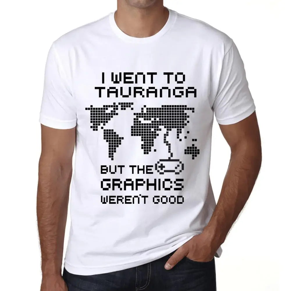 Men's Graphic T-Shirt I Went To Tauranga But The Graphics Weren’t Good Eco-Friendly Limited Edition Short Sleeve Tee-Shirt Vintage Birthday Gift Novelty