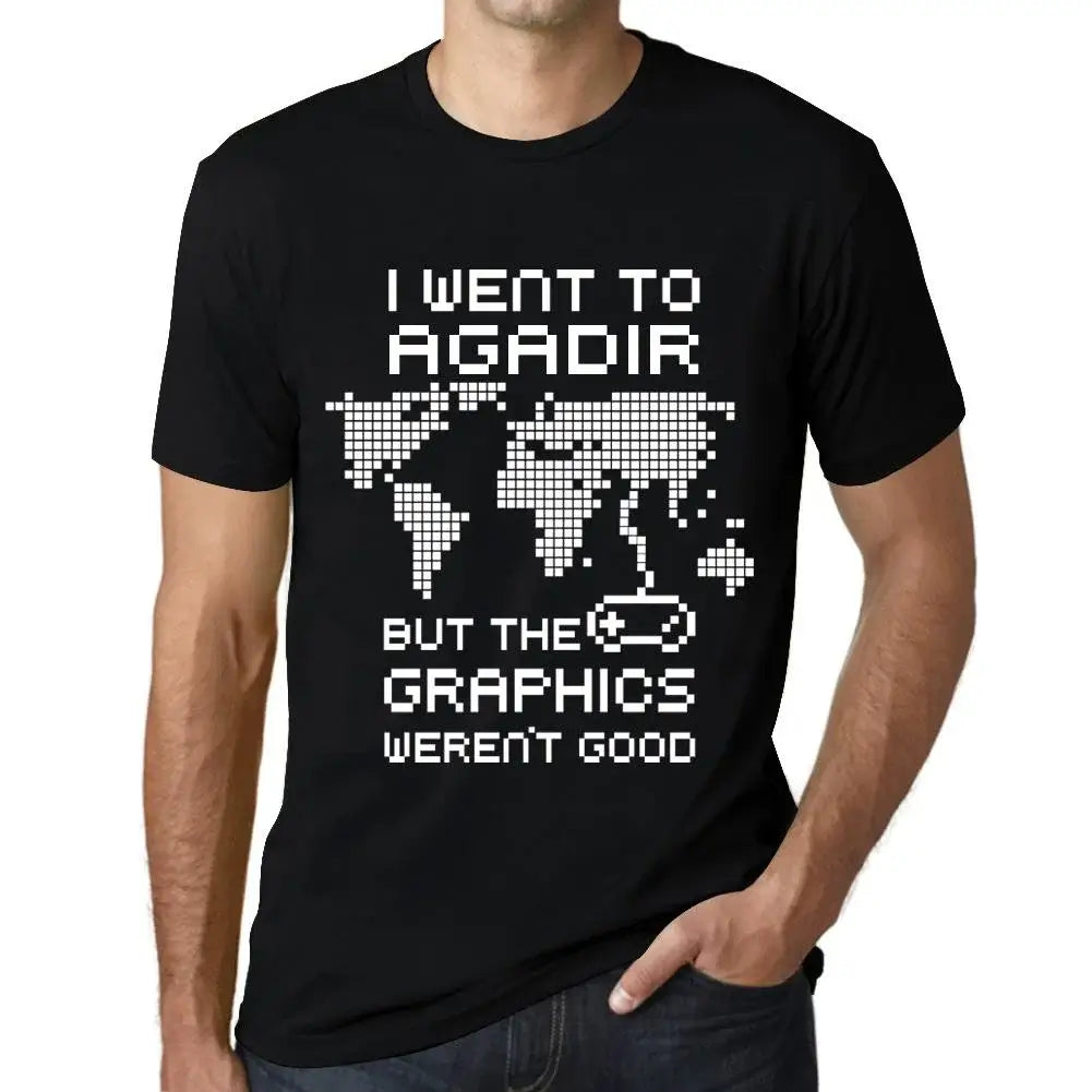 Men's Graphic T-Shirt I Went To Agadir But The Graphics Weren’t Good Eco-Friendly Limited Edition Short Sleeve Tee-Shirt Vintage Birthday Gift Novelty