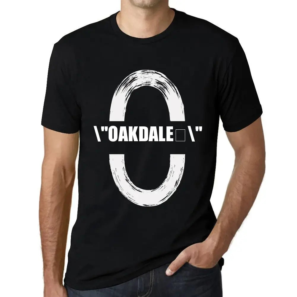 Men's Graphic T-Shirt Oakdale Eco-Friendly Limited Edition Short Sleeve Tee-Shirt Vintage Birthday Gift Novelty