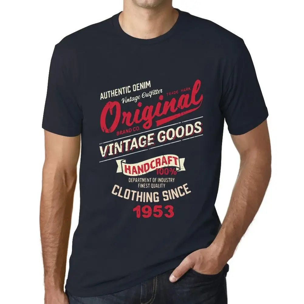 Men's Graphic T-Shirt Original Vintage Clothing Since 1953 71st Birthday Anniversary 71 Year Old Gift 1953 Vintage Eco-Friendly Short Sleeve Novelty Tee