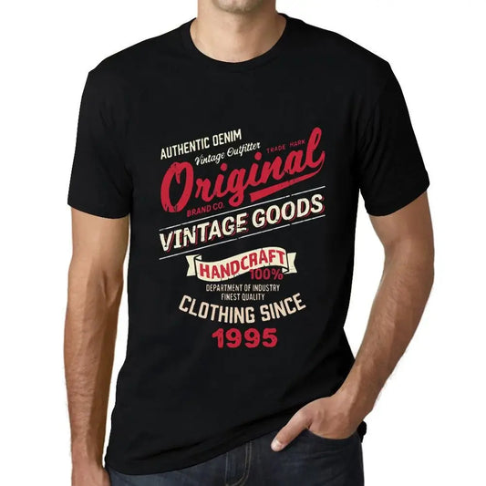 Men's Graphic T-Shirt Original Vintage Clothing Since 1995 29th Birthday Anniversary 29 Year Old Gift 1995 Vintage Eco-Friendly Short Sleeve Novelty Tee