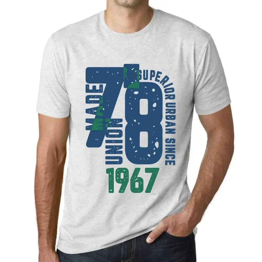 Men's Graphic T-Shirt Superior Urban Style Since 1967 57th Birthday Anniversary 57 Year Old Gift 1967 Vintage Eco-Friendly Short Sleeve Novelty Tee