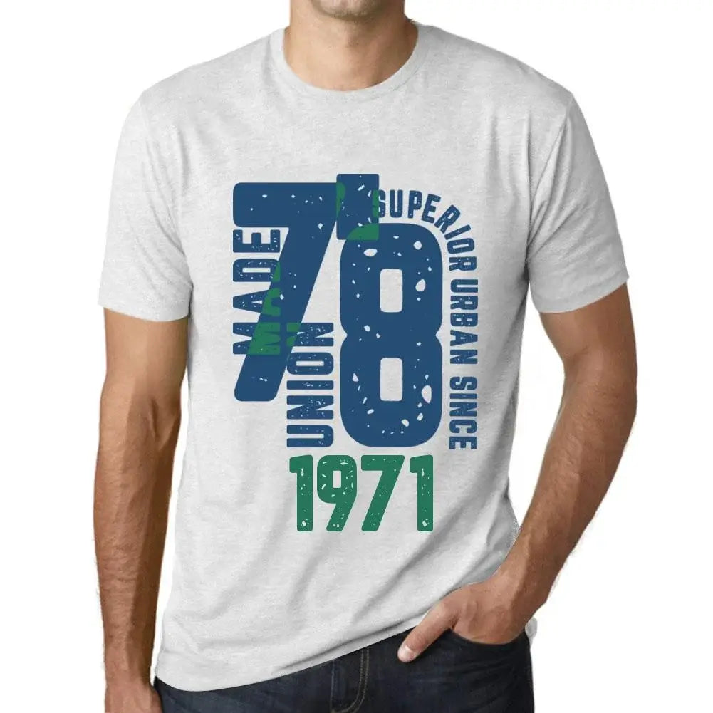 Men's Graphic T-Shirt Superior Urban Style Since 1971 53rd Birthday Anniversary 53 Year Old Gift 1971 Vintage Eco-Friendly Short Sleeve Novelty Tee