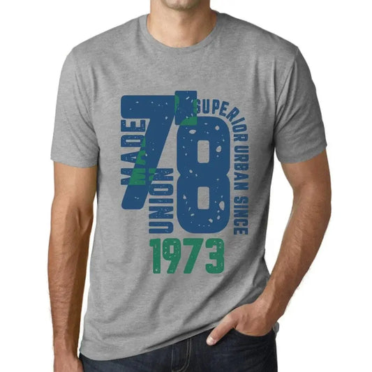 Men's Graphic T-Shirt Superior Urban Style Since 1973 51st Birthday Anniversary 51 Year Old Gift 1973 Vintage Eco-Friendly Short Sleeve Novelty Tee