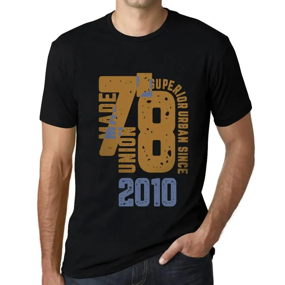 Men's Graphic T-Shirt Superior Urban Style Since 2010 14th Birthday Anniversary 14 Year Old Gift 2010 Vintage Eco-Friendly Short Sleeve Novelty Tee