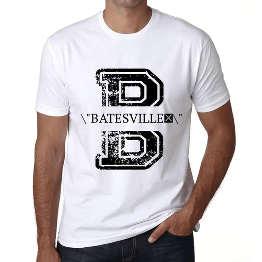 Men's Graphic T-Shirt Batesville Eco-Friendly Limited Edition Short Sleeve Tee-Shirt Vintage Birthday Gift Novelty