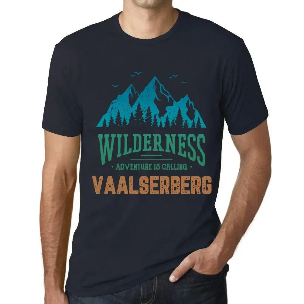 Men's Graphic T-Shirt Wilderness, Adventure Is Calling Vaalserberg Eco-Friendly Limited Edition Short Sleeve Tee-Shirt Vintage Birthday Gift Novelty