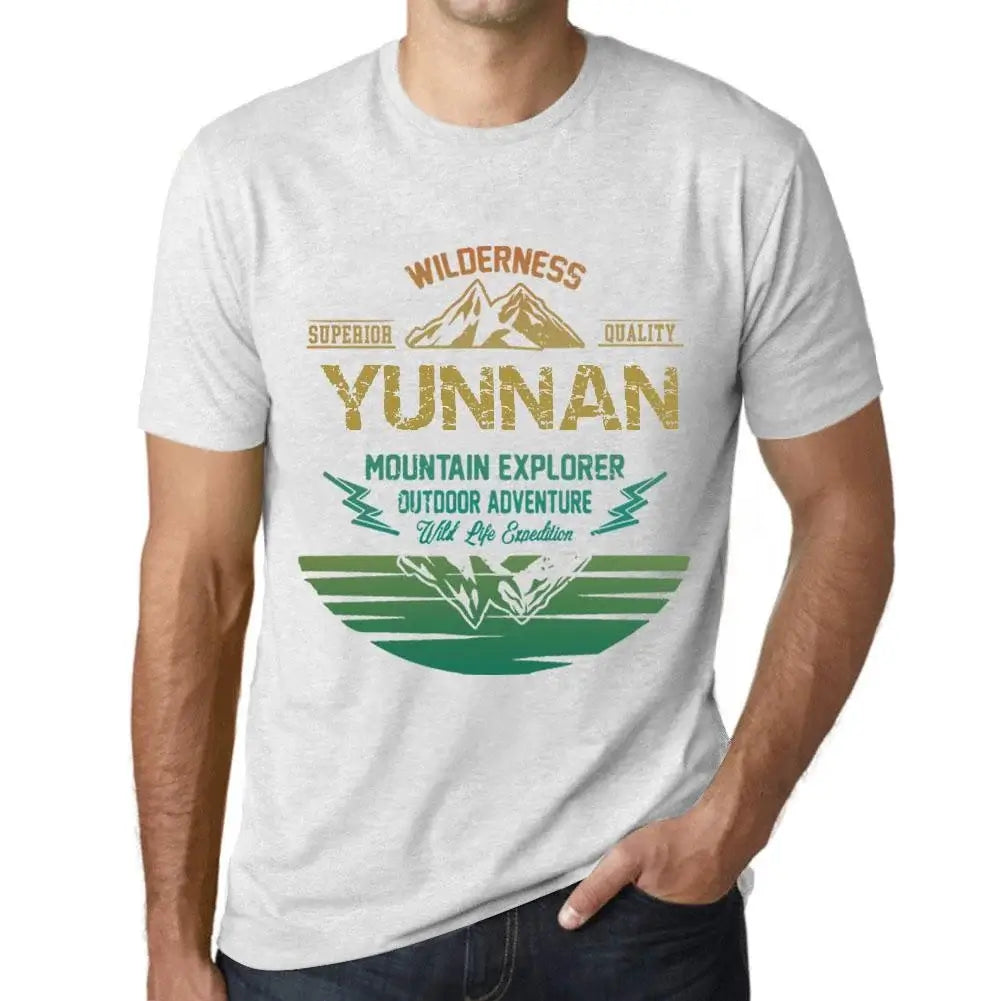 Men's Graphic T-Shirt Outdoor Adventure, Wilderness, Mountain Explorer Yunnan Eco-Friendly Limited Edition Short Sleeve Tee-Shirt Vintage Birthday Gift Novelty