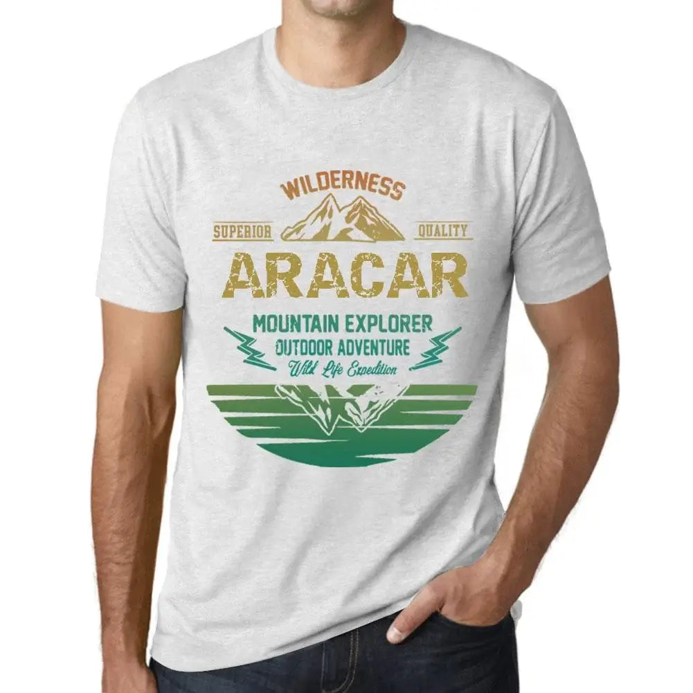 Men's Graphic T-Shirt Outdoor Adventure, Wilderness, Mountain Explorer Aracar Eco-Friendly Limited Edition Short Sleeve Tee-Shirt Vintage Birthday Gift Novelty