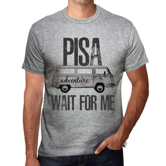 Men's Graphic T-Shirt Adventure Wait For Me In Pisa Eco-Friendly Limited Edition Short Sleeve Tee-Shirt Vintage Birthday Gift Novelty