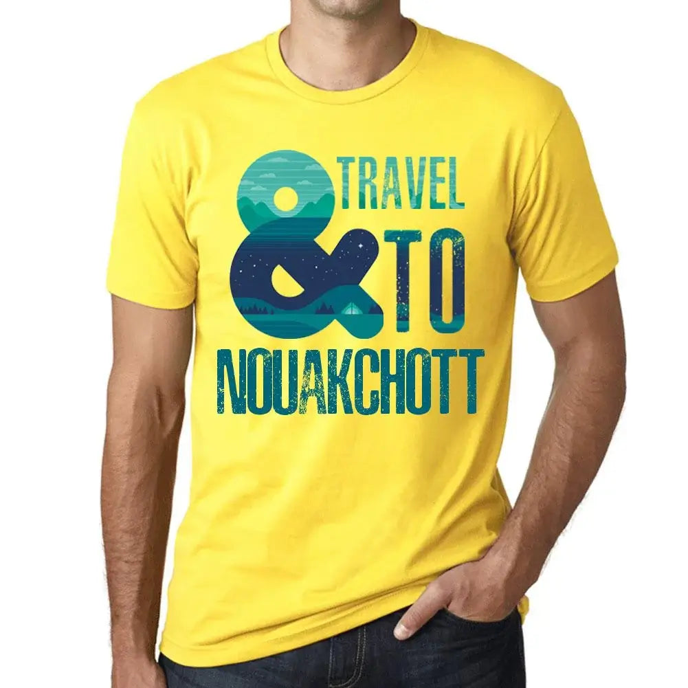 Men's Graphic T-Shirt And Travel To Nouakchott Eco-Friendly Limited Edition Short Sleeve Tee-Shirt Vintage Birthday Gift Novelty