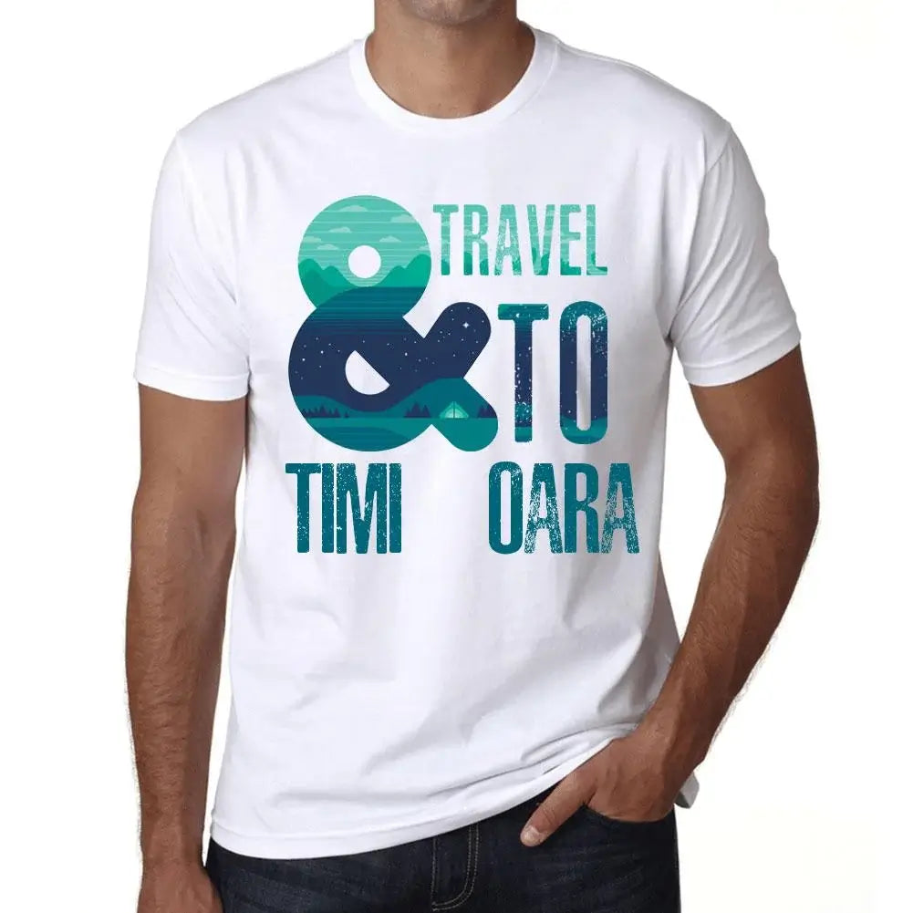 Men's Graphic T-Shirt And Travel To Timișoara Eco-Friendly Limited Edition Short Sleeve Tee-Shirt Vintage Birthday Gift Novelty