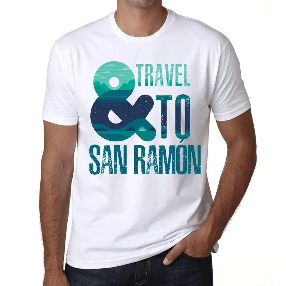 Men's Graphic T-Shirt And Travel To San Ramón Eco-Friendly Limited Edition Short Sleeve Tee-Shirt Vintage Birthday Gift Novelty
