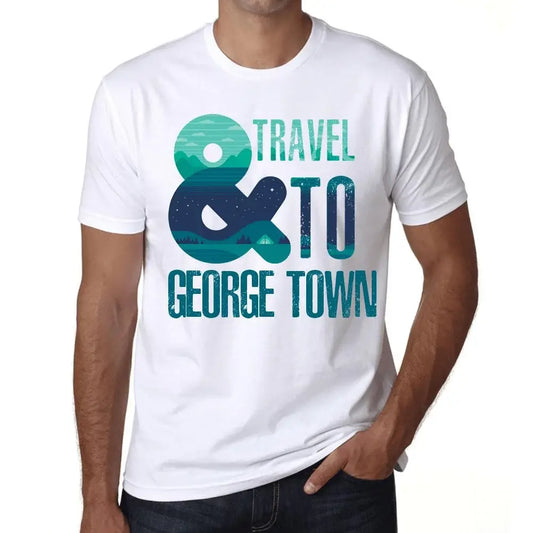 Men's Graphic T-Shirt And Travel To George Town Eco-Friendly Limited Edition Short Sleeve Tee-Shirt Vintage Birthday Gift Novelty