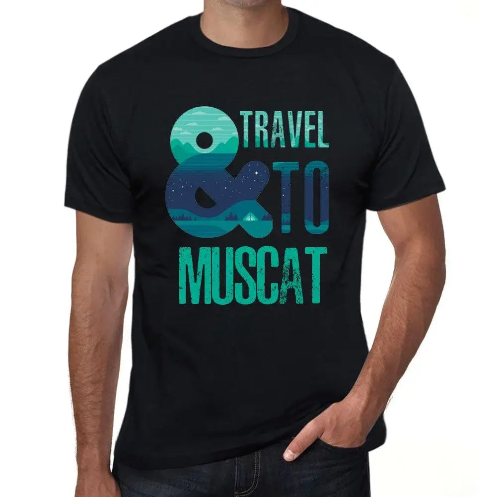 Men's Graphic T-Shirt And Travel To Muscat Eco-Friendly Limited Edition Short Sleeve Tee-Shirt Vintage Birthday Gift Novelty