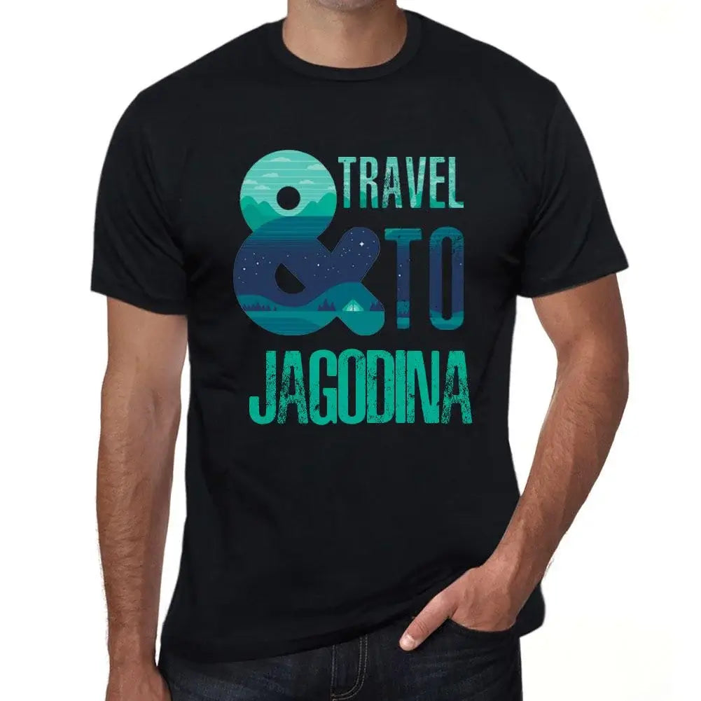 Men's Graphic T-Shirt And Travel To Jagodina Eco-Friendly Limited Edition Short Sleeve Tee-Shirt Vintage Birthday Gift Novelty