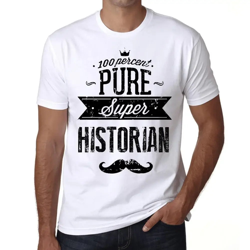 Men's Graphic T-Shirt 100% Pure Super Historian Eco-Friendly Limited Edition Short Sleeve Tee-Shirt Vintage Birthday Gift Novelty