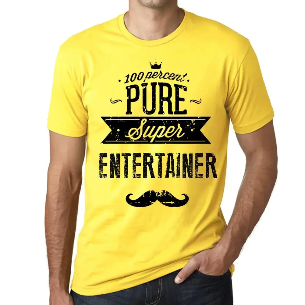 Men's Graphic T-Shirt 100% Pure Super Entertainer Eco-Friendly Limited Edition Short Sleeve Tee-Shirt Vintage Birthday Gift Novelty