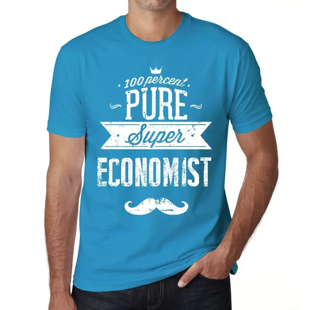 Men's Graphic T-Shirt 100% Pure Super Economist Eco-Friendly Limited Edition Short Sleeve Tee-Shirt Vintage Birthday Gift Novelty