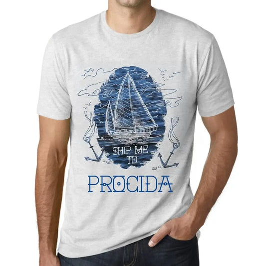 Men's Graphic T-Shirt Ship Me To Procida Eco-Friendly Limited Edition Short Sleeve Tee-Shirt Vintage Birthday Gift Novelty