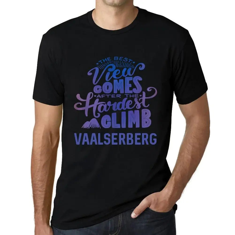 Men's Graphic T-Shirt The Best View Comes After Hardest Mountain Climb Vaalserberg Eco-Friendly Limited Edition Short Sleeve Tee-Shirt Vintage Birthday Gift Novelty