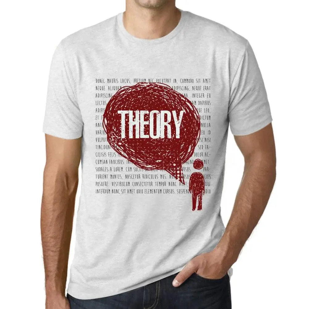 Men's Graphic T-Shirt Thoughts Theory Eco-Friendly Limited Edition Short Sleeve Tee-Shirt Vintage Birthday Gift Novelty