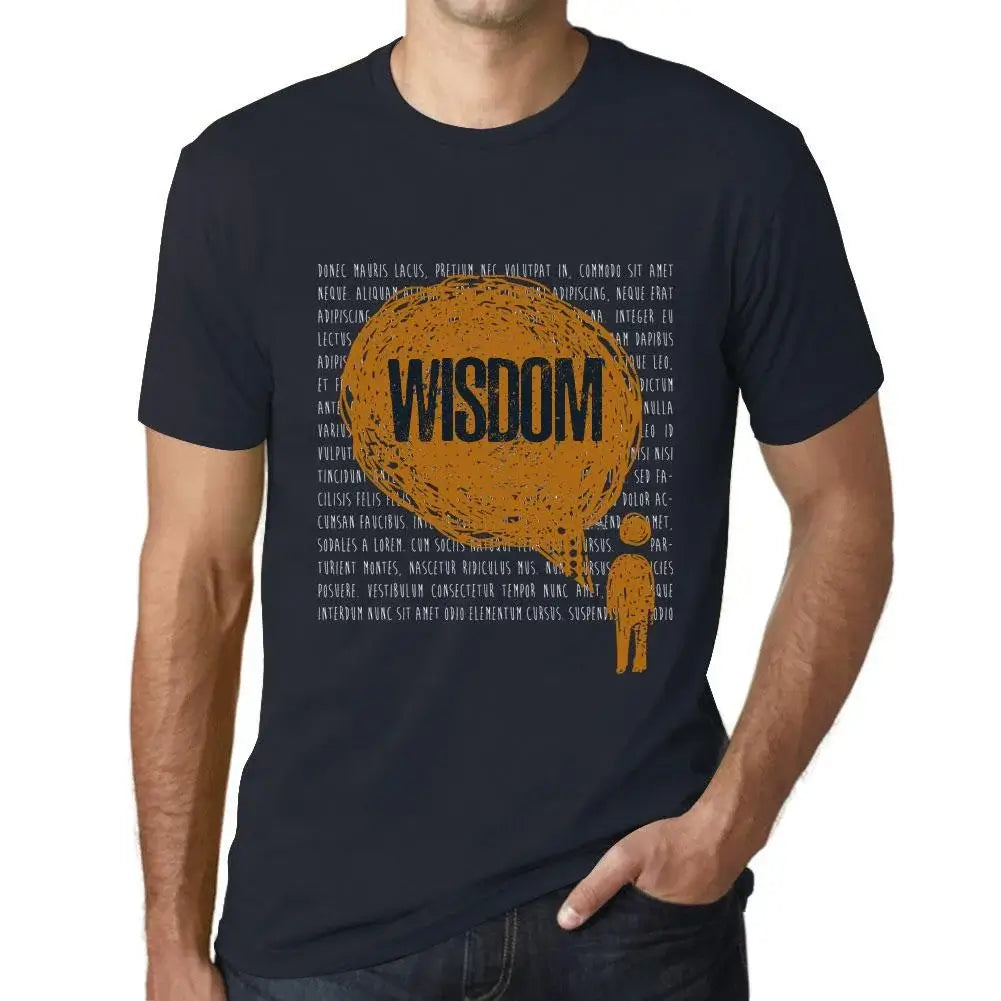 Men's Graphic T-Shirt Thoughts Wisdom Eco-Friendly Limited Edition Short Sleeve Tee-Shirt Vintage Birthday Gift Novelty