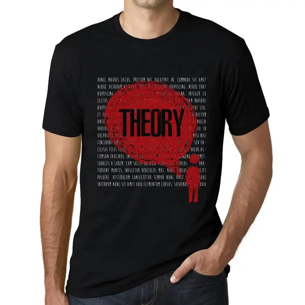 Men's Graphic T-Shirt Thoughts Theory Eco-Friendly Limited Edition Short Sleeve Tee-Shirt Vintage Birthday Gift Novelty