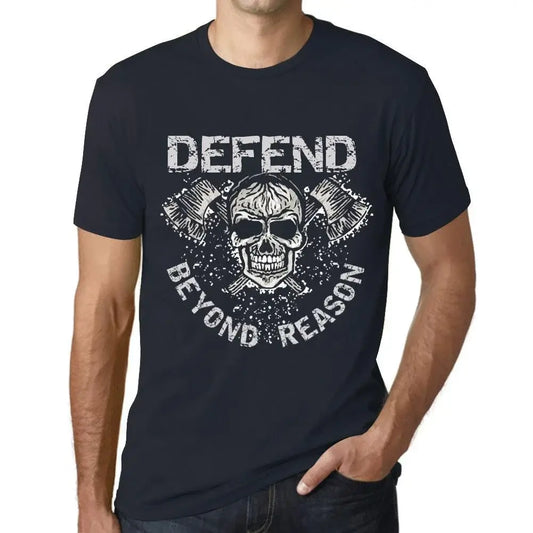 Men's Graphic T-Shirt Defend Beyond Reason Eco-Friendly Limited Edition Short Sleeve Tee-Shirt Vintage Birthday Gift Novelty