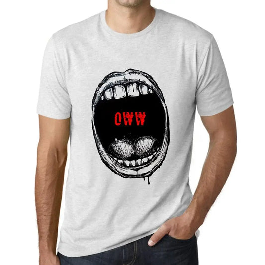 Men's Graphic T-Shirt Mouth Expressions Oww Eco-Friendly Limited Edition Short Sleeve Tee-Shirt Vintage Birthday Gift Novelty