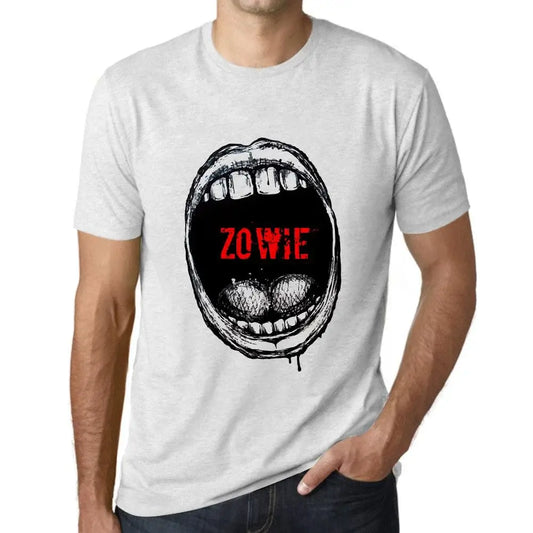 Men's Graphic T-Shirt Mouth Expressions Zowie Eco-Friendly Limited Edition Short Sleeve Tee-Shirt Vintage Birthday Gift Novelty