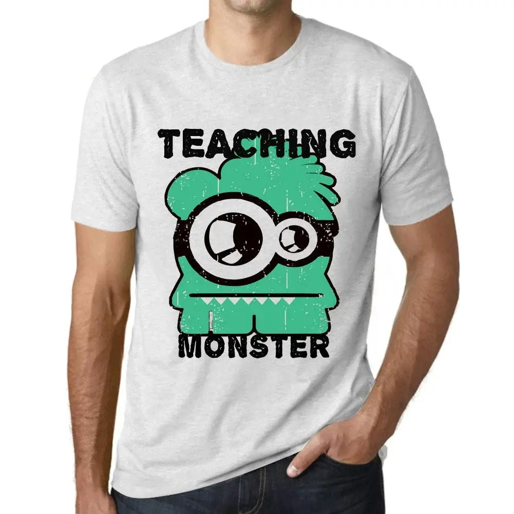 Men's Graphic T-Shirt Teaching Monster Eco-Friendly Limited Edition Short Sleeve Tee-Shirt Vintage Birthday Gift Novelty