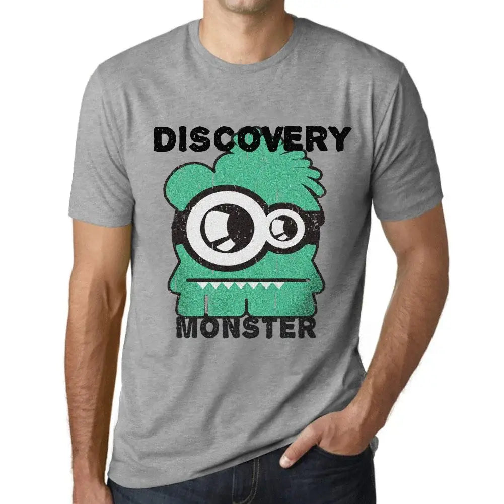 Men's Graphic T-Shirt Discovery Monster Eco-Friendly Limited Edition Short Sleeve Tee-Shirt Vintage Birthday Gift Novelty