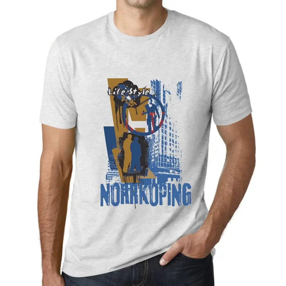 Men's Graphic T-Shirt Norrkoping Lifestyle Eco-Friendly Limited Edition Short Sleeve Tee-Shirt Vintage Birthday Gift Novelty