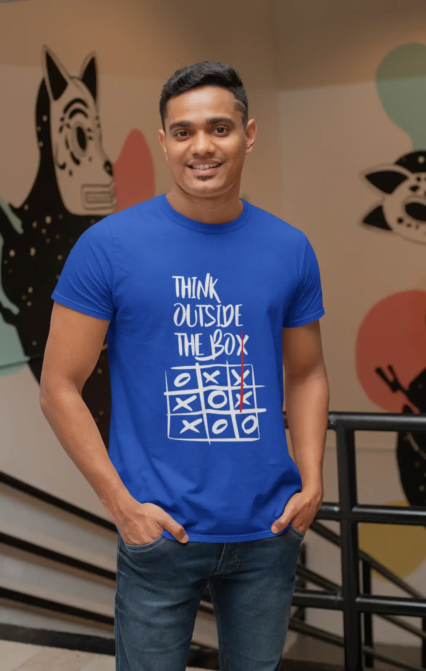 Ultrabasic - Homme T-Shirt Graphique Think Outside The Box