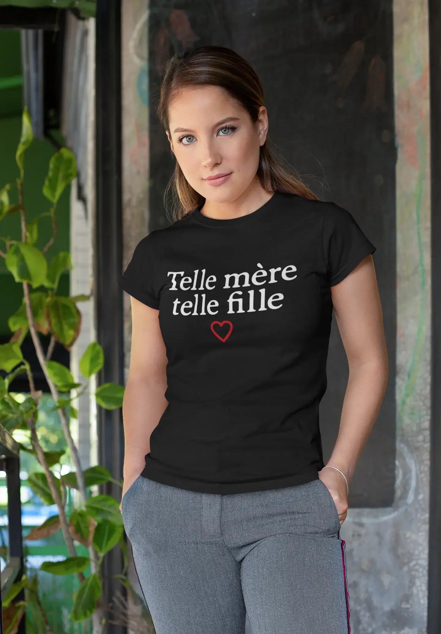 Ultrabasic - Femme Telle Mere Telle Fille Imprimé Tee-Shirt