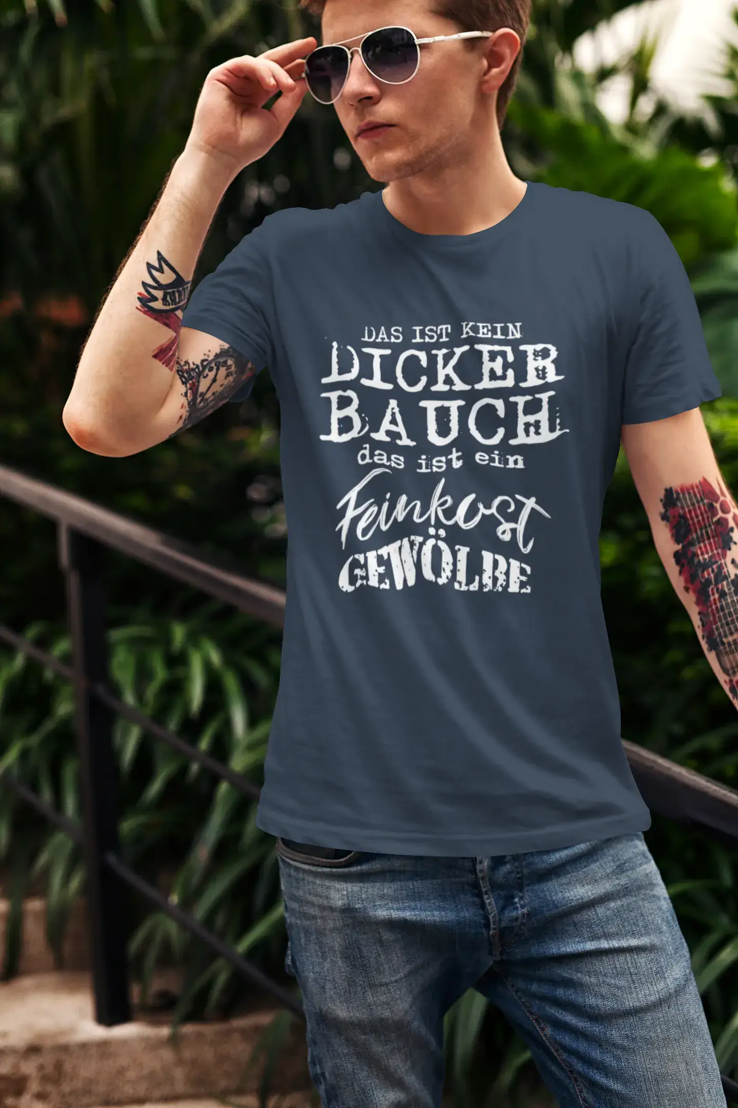 Men's Graphic T-Shirt Das ist kein dicker Bauch-Feinkostgewölbe Gift Idea