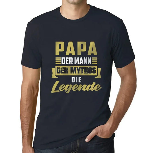 Men's Graphic T-Shirt Papa Eder Manne Der Mythos Die Legende Eco-Friendly Limited Edition Short Sleeve Tee-Shirt Vintage Birthday Gift Novelty