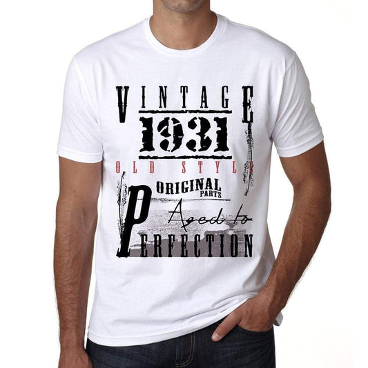 1931,birthday gifts for him,birthday t-shirts,Men's Short Sleeve Round Neck T-shirt ultrabasic-com.myshopify.com