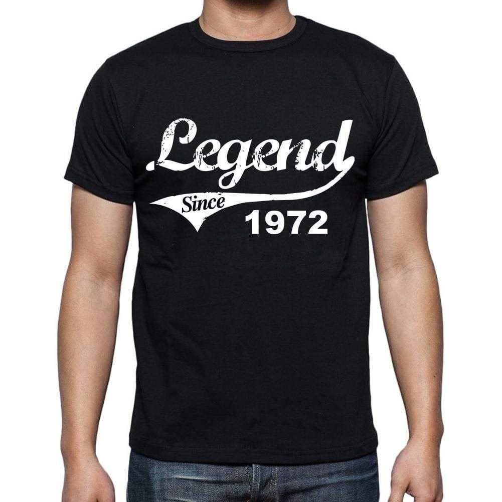 1972 Mens Retro T shirt Black Birthday Gift 00146 - ultrabasic-com