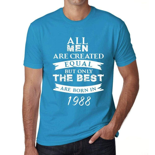 1988, Only the Best are Born in 1988 Men's T-shirt Blue Birthday Gift 00511 - ultrabasic-com