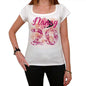 20 Nancy Womens Short Sleeve Round Neck T-Shirt 00008 - White / Xs - Casual
